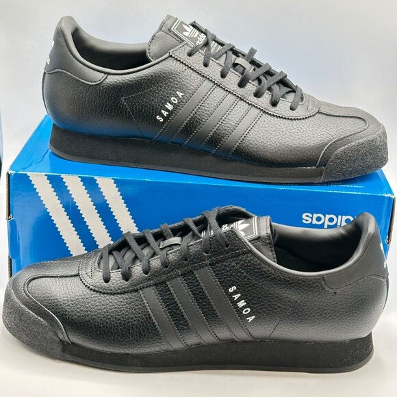 Men's Adidas Originals Samoa Core Black IG1817 Shoes Sneakers Size 13 - Picture 2 of 15
